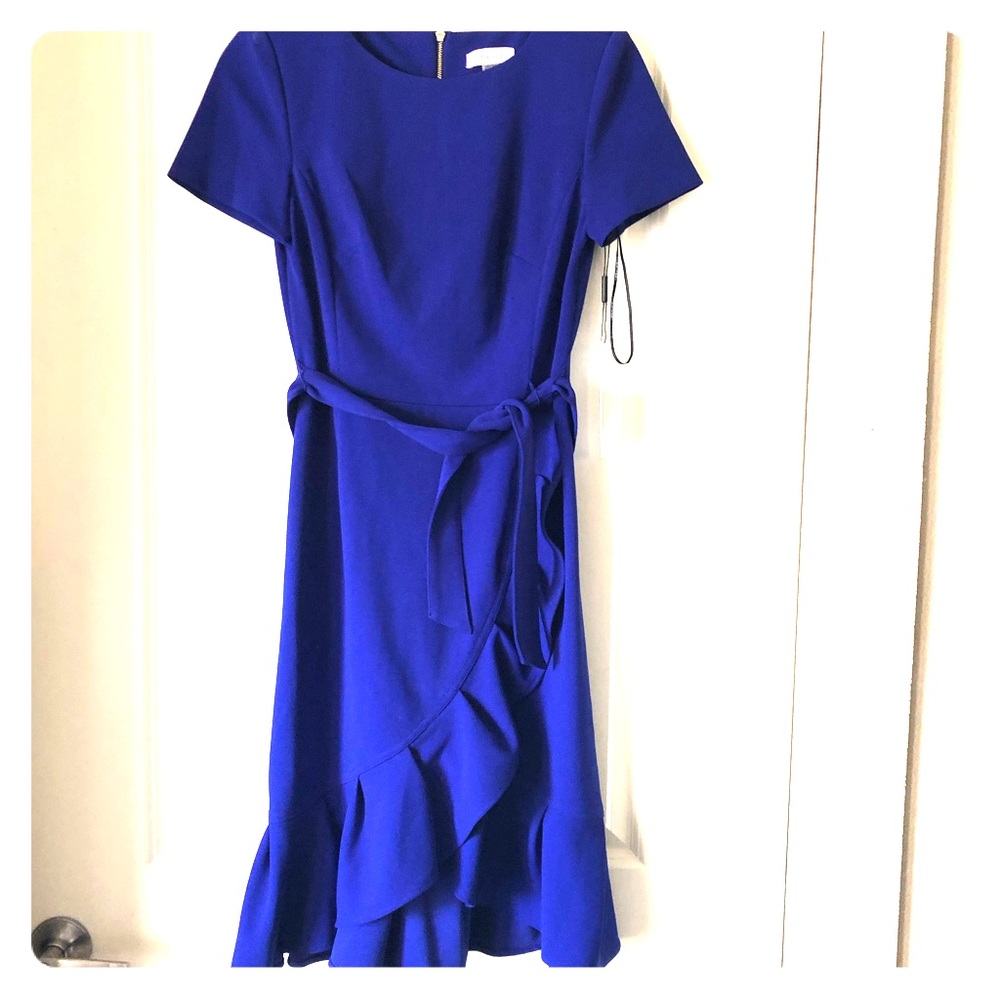 Ruffle purple dress